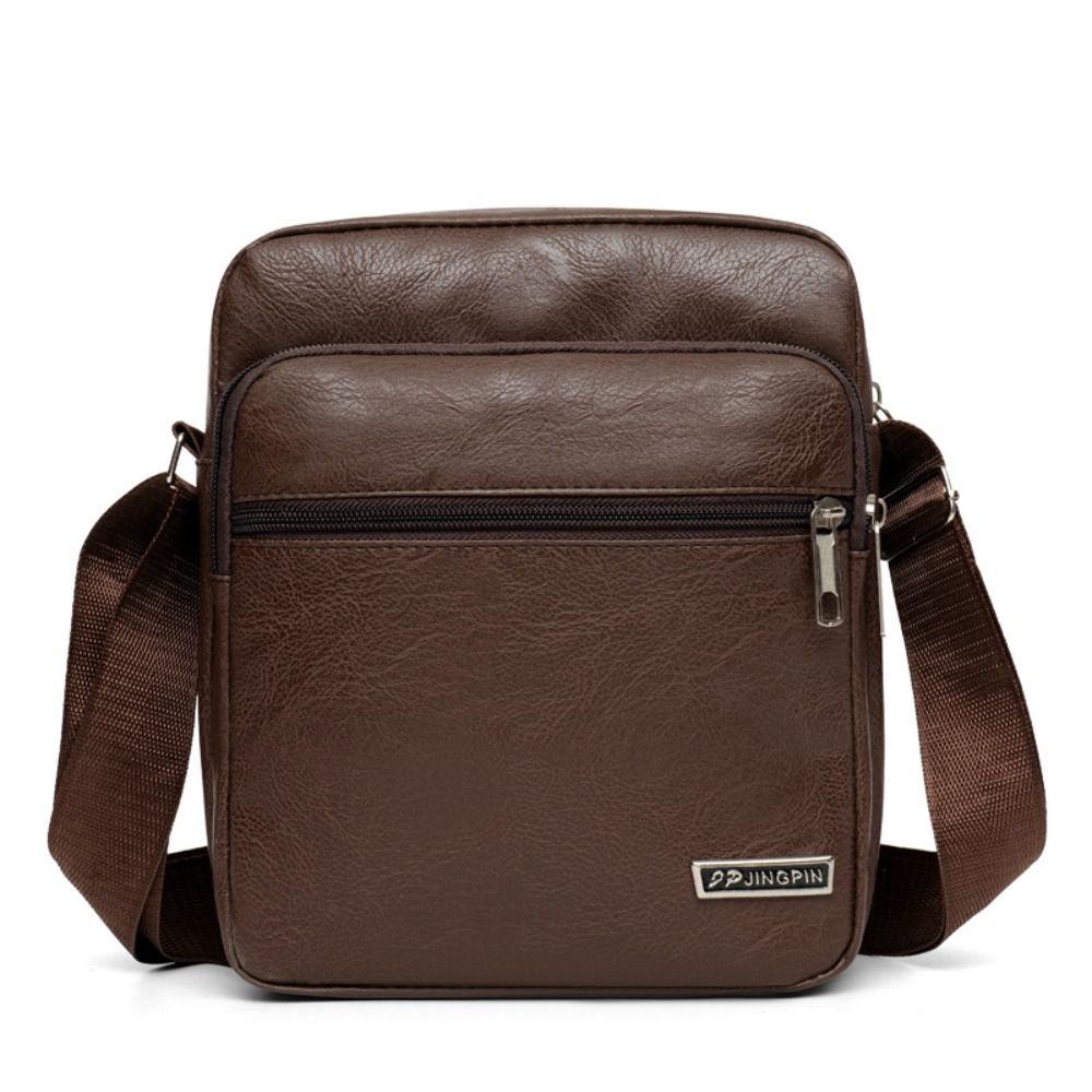 Men'S Accessories Backpack - Bolso de Hombro Multifuncional de Cuero