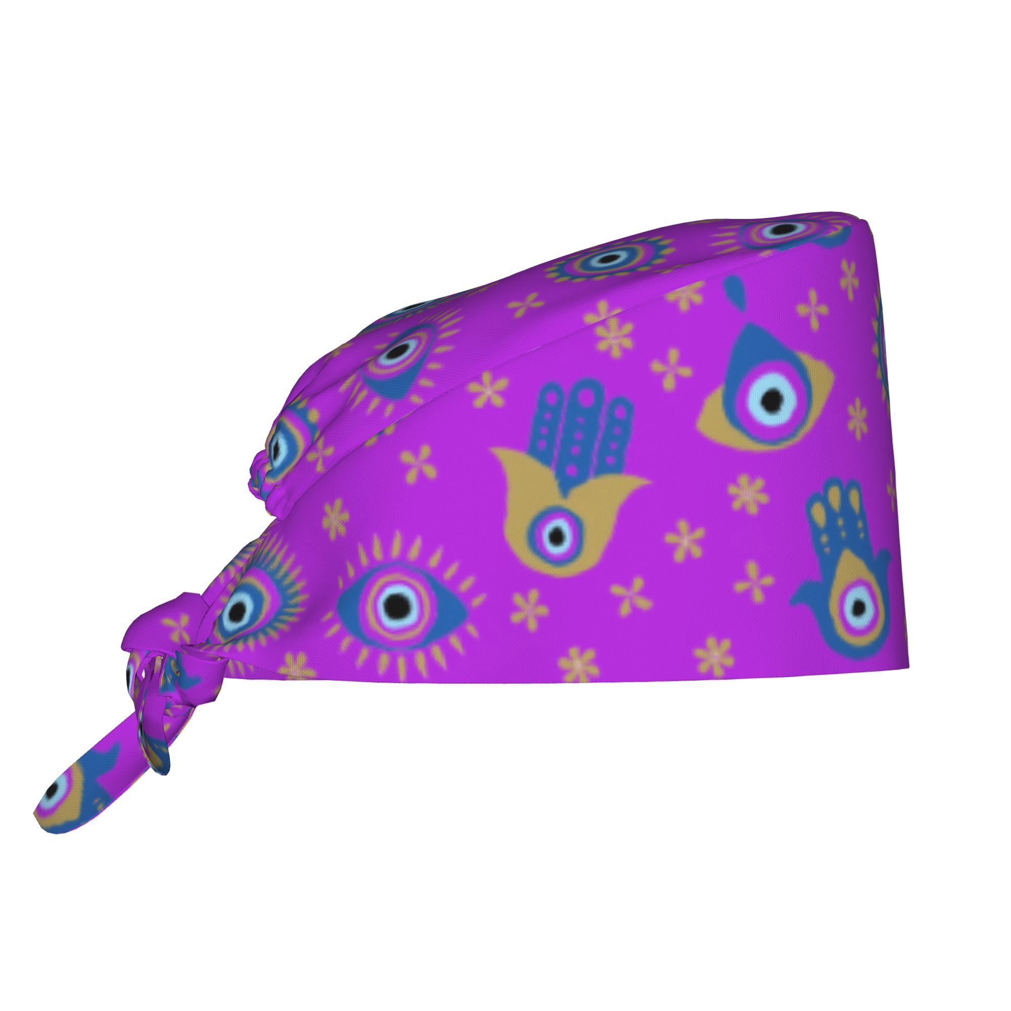 Men Accessories Evil Eye - Gorro Quirúrgico Personalizado con Patrón de