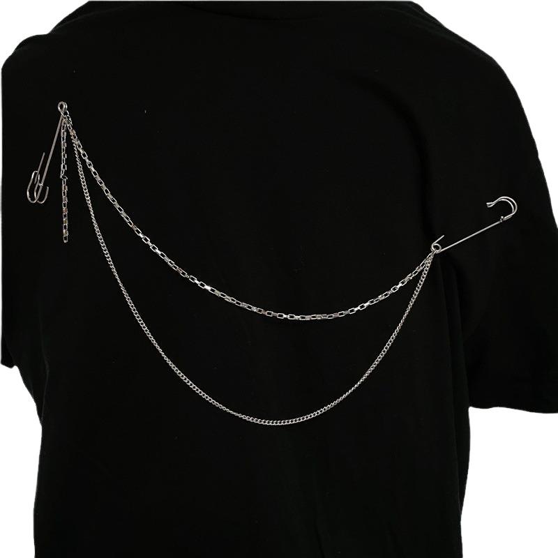 Men Accessories Brooch - Nueva Cadena de Pantalones de Doble