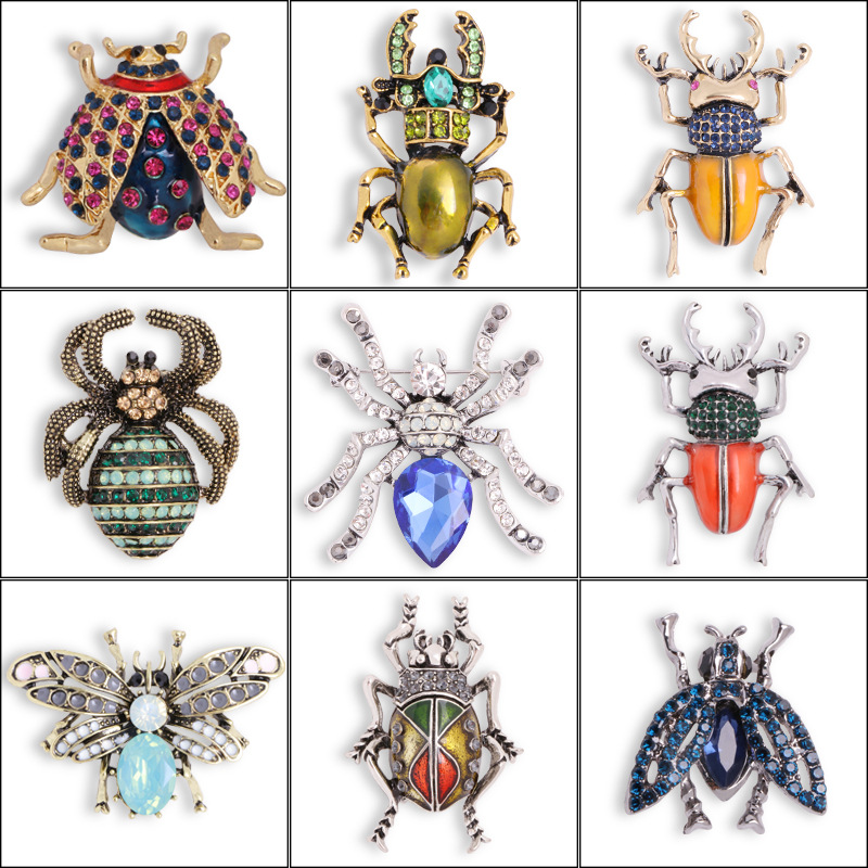 Men'S Accessories Jewelry Sale - Broche de lujo de insectos punk