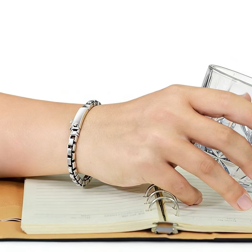 Men Accessories Chain And Bracelet - Pulsera de cadena vintage para hombre,