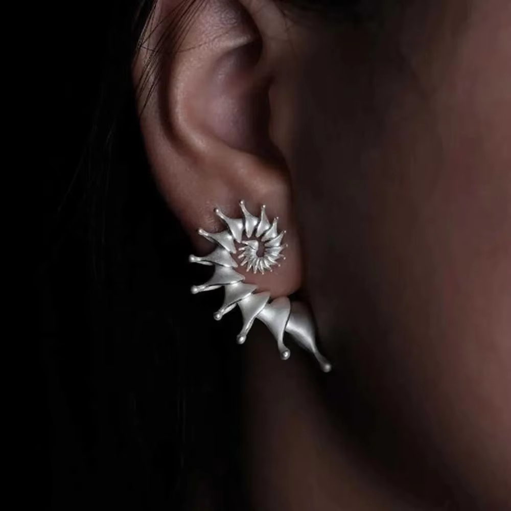 Men'S Vacation Accessories - Nuevos Pendientes de Plata Antigua con