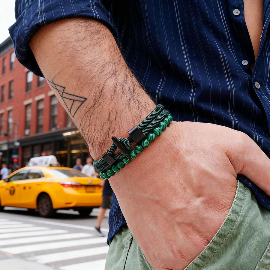 Men'S Vacation Accessories - Conjunto de pulsera para hombre con