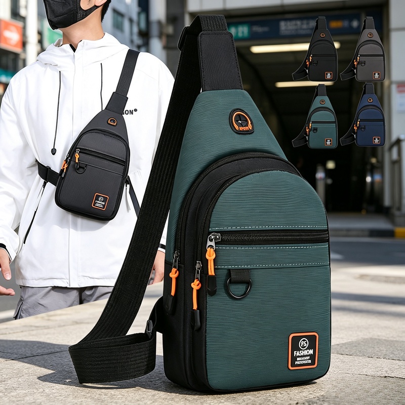 Men'S Accessories Backpack - Bolsa de pecho deportiva impermeable para