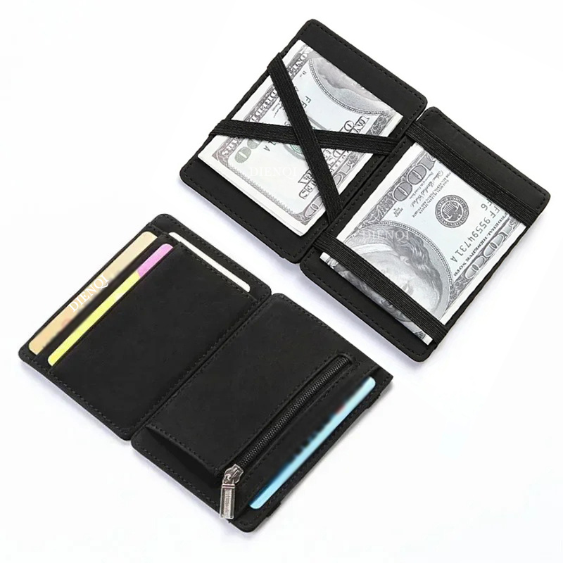 Cartera Mágica de Cuero PU par - Bifold Leather Wallet reseña y precio