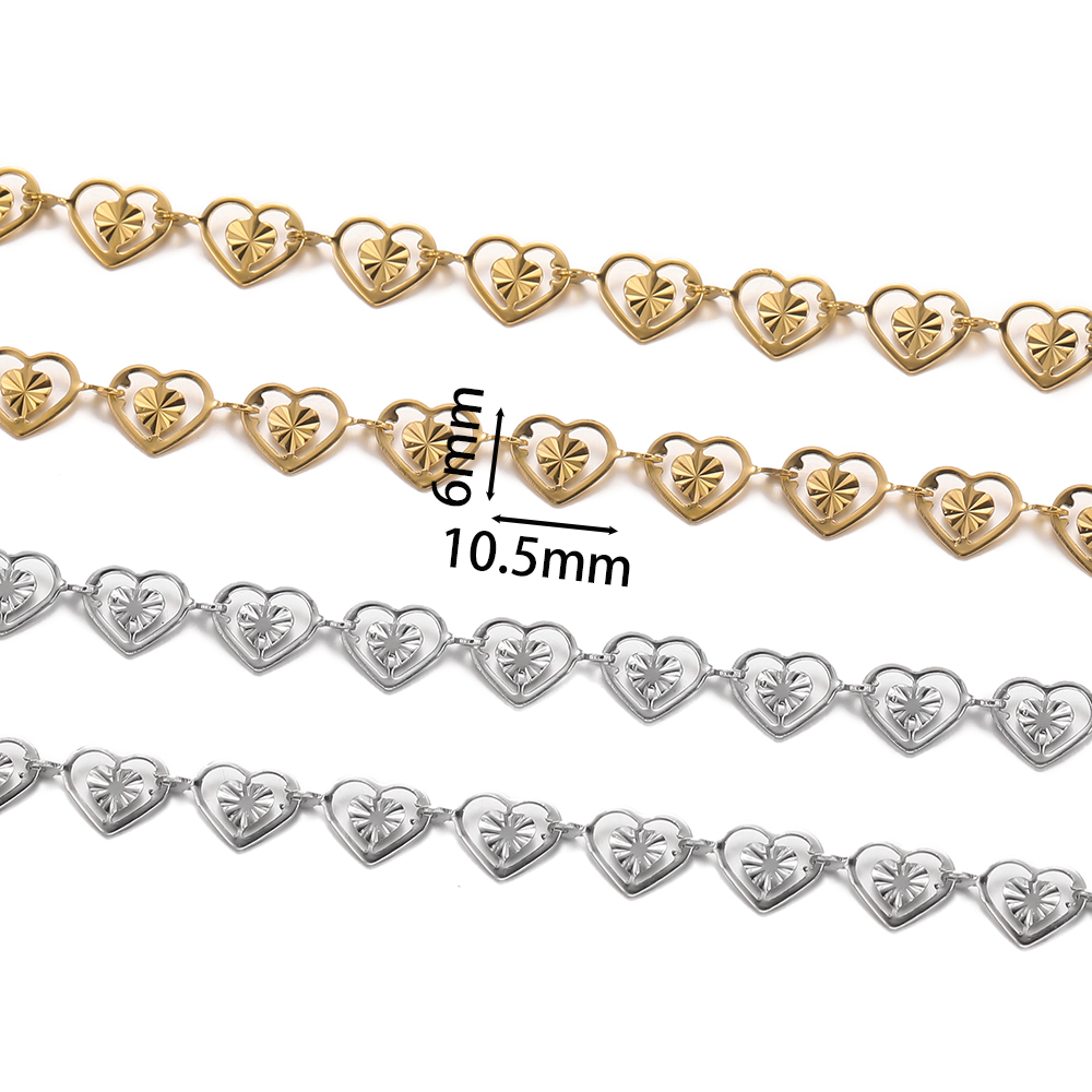 Cadenas dobles de corazón de m - Men Accessories Chain And Bracelet reseña y precio