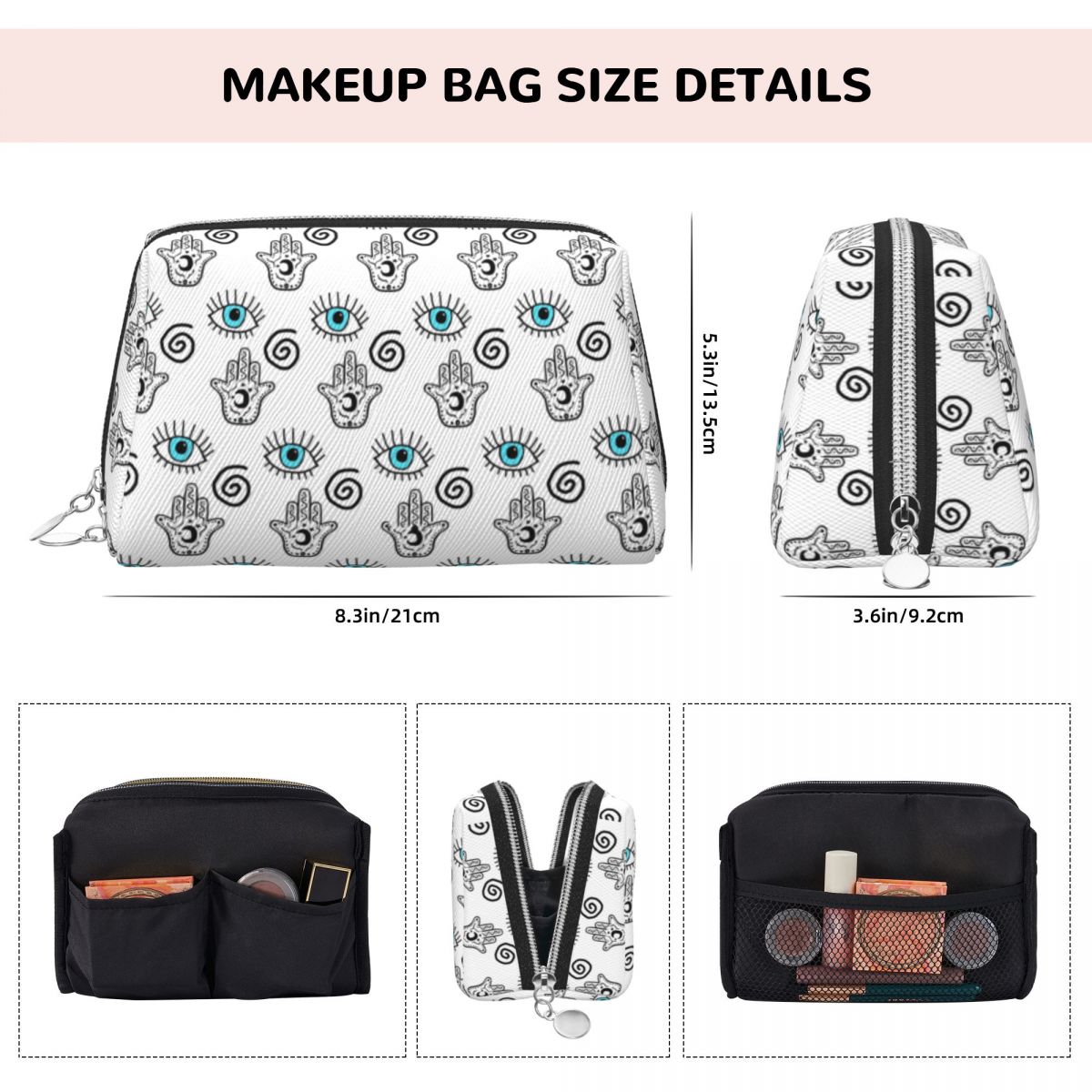 Bolsa de Maquillaje con Símbol - Men Accessories Evil Eye reseña y precio