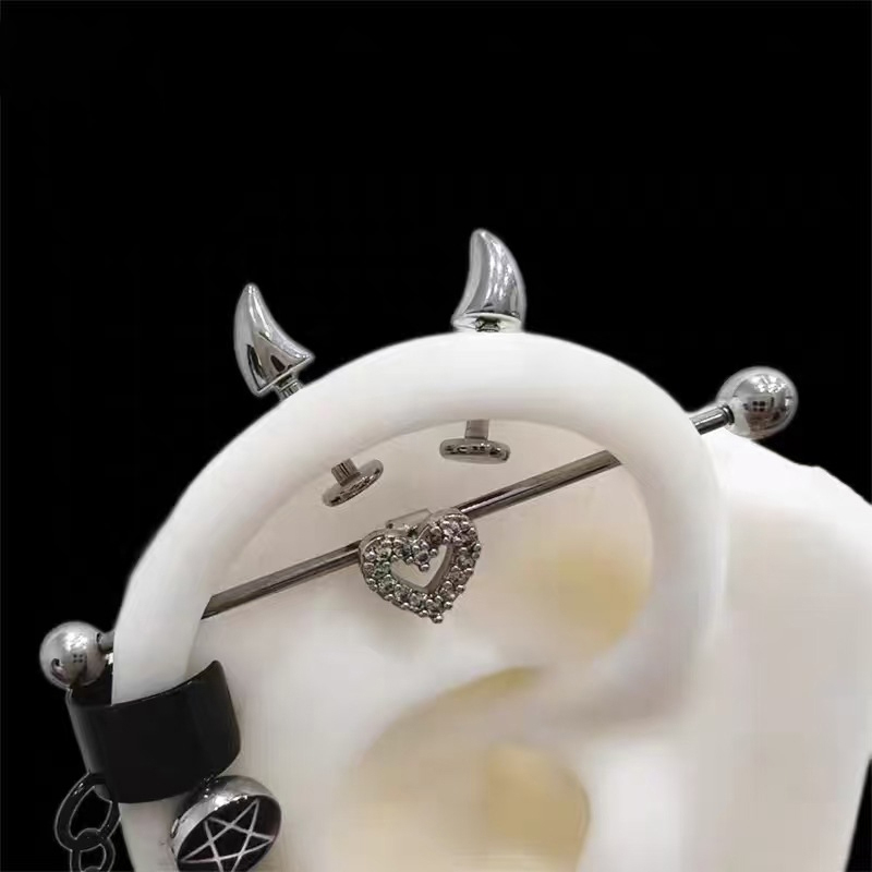 Pendientes de cuerno de diablo - Men'S Accessories Jewelry Sale reseña y precio