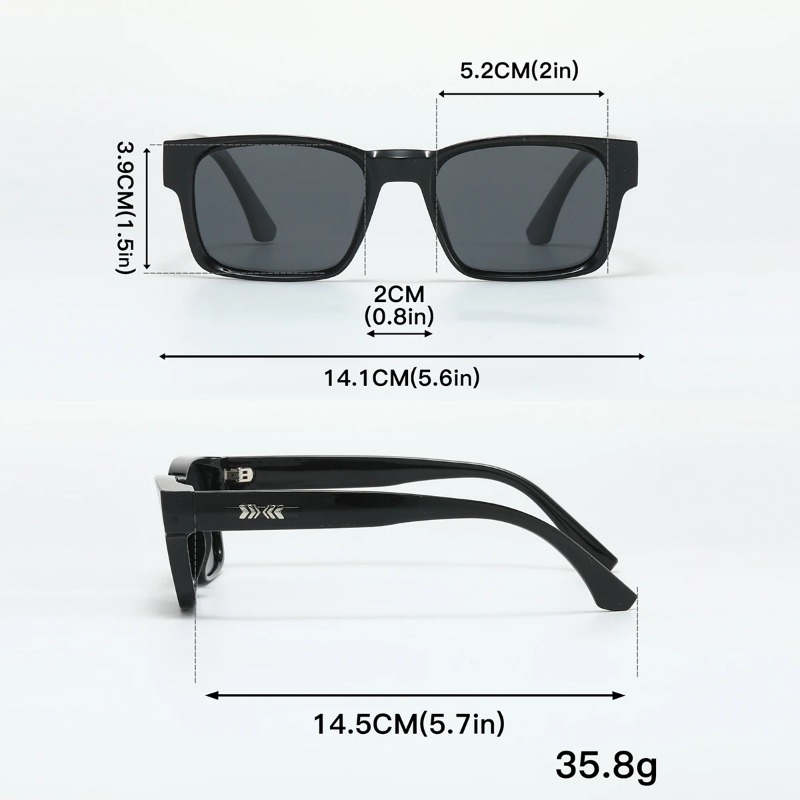 Gafas de Sol Polarizadas Cuadr - Sunglasses Polarized Men reseña y precio