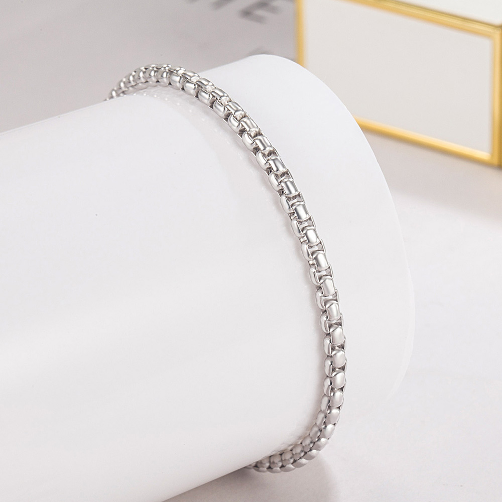 Brazalete de plata de ley 925  - Men Accessories Chain And Bracelet reseña y precio