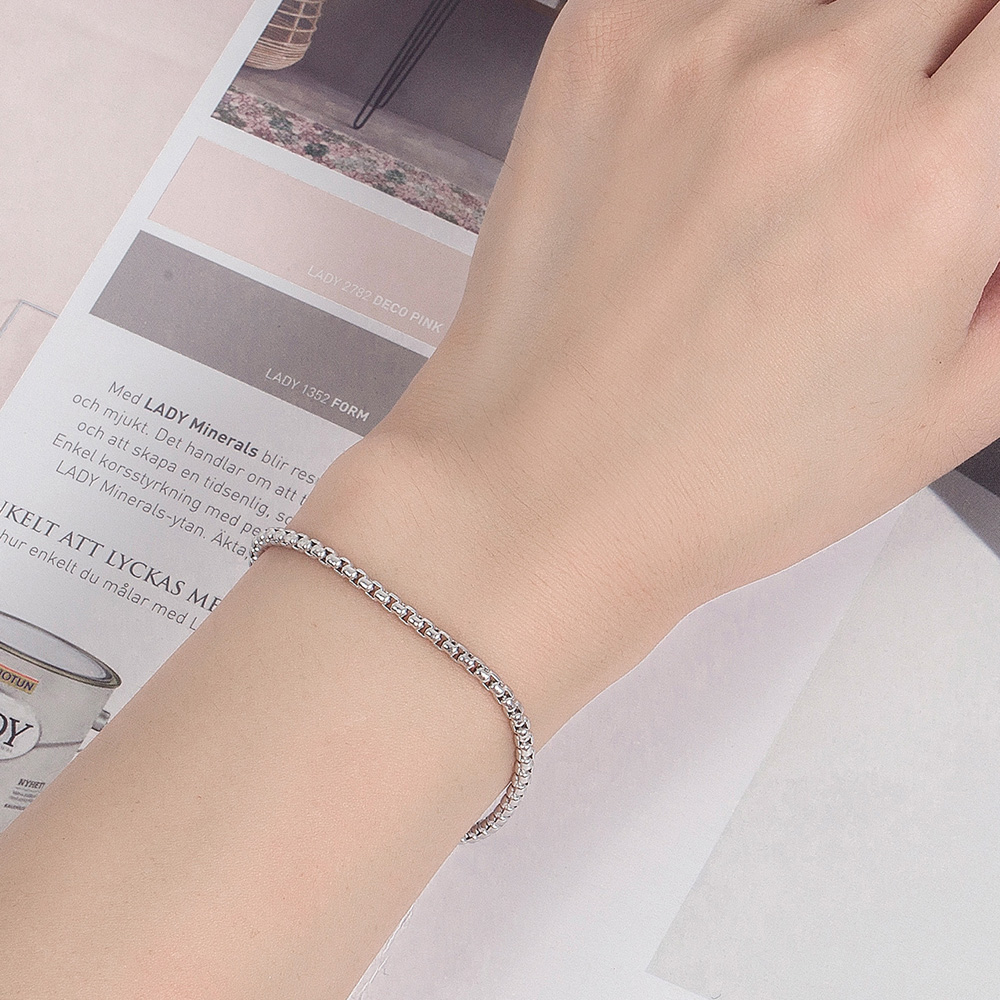 Brazalete de plata de ley 925  - Men Accessories Chain And Bracelet reseña y precio