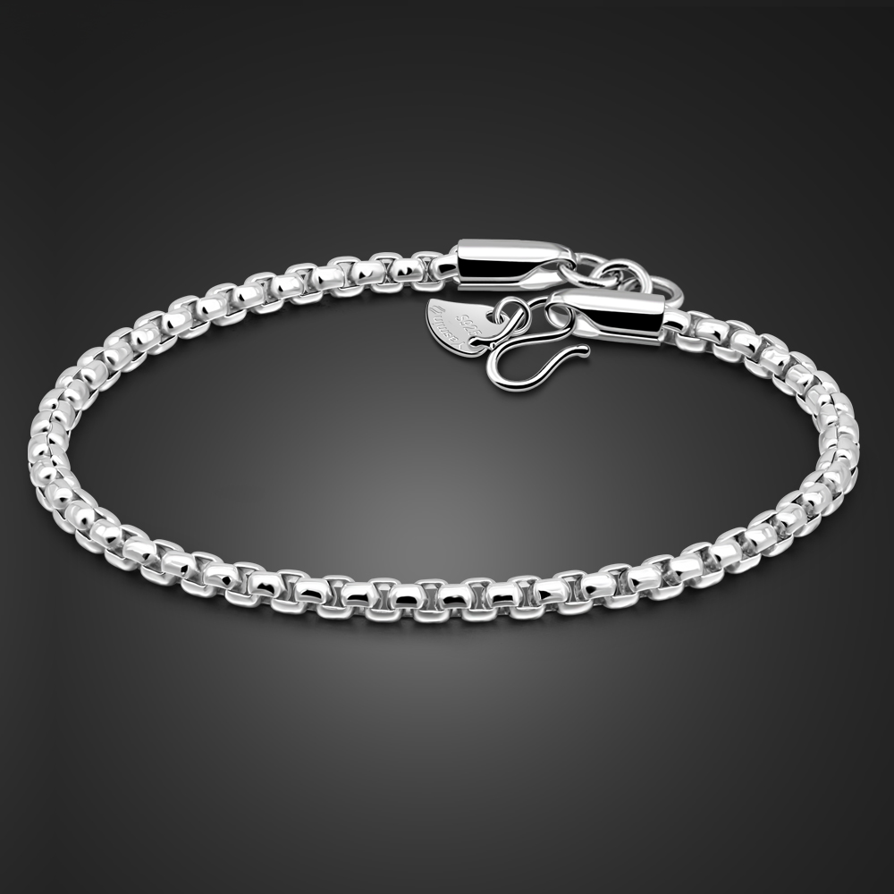 Brazalete de plata de ley 925  - Men Accessories Chain And Bracelet reseña y precio
