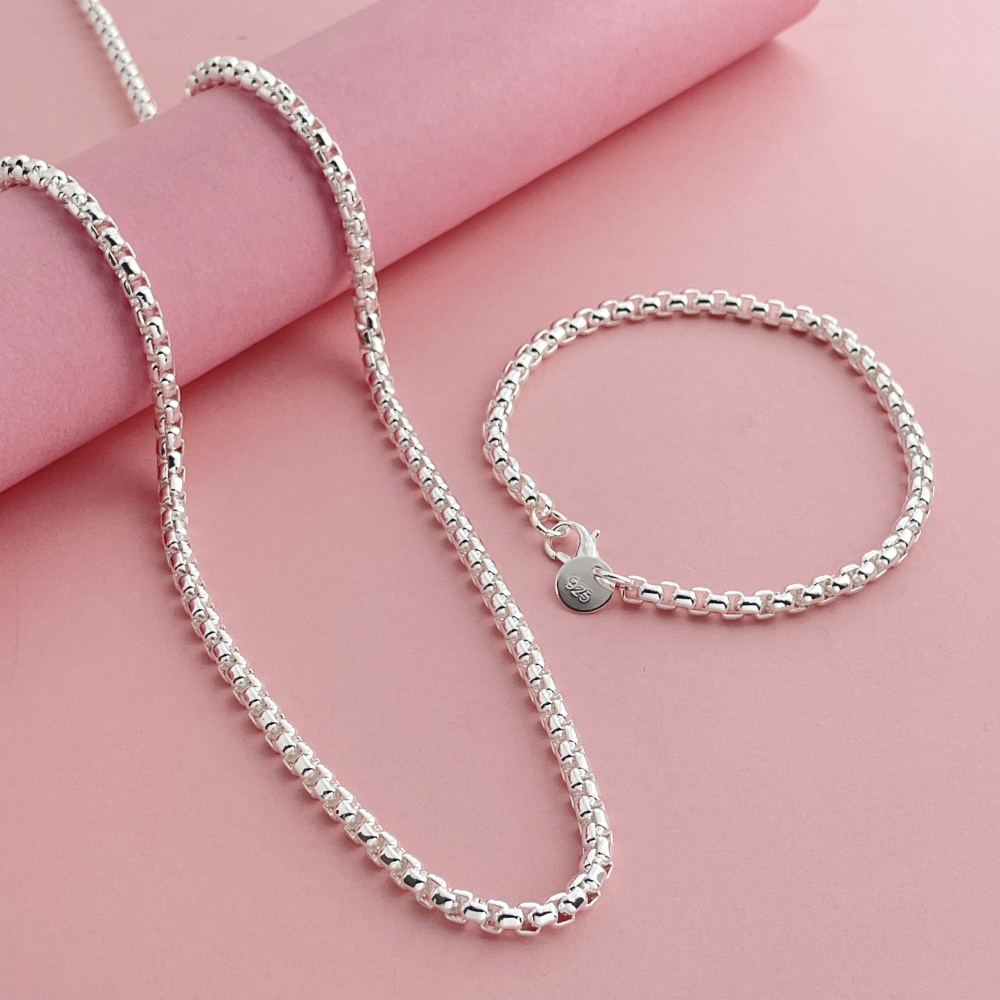 Plata de Ley 925, cadena de ca - Men Accessories Chain And Bracelet reseña y precio
