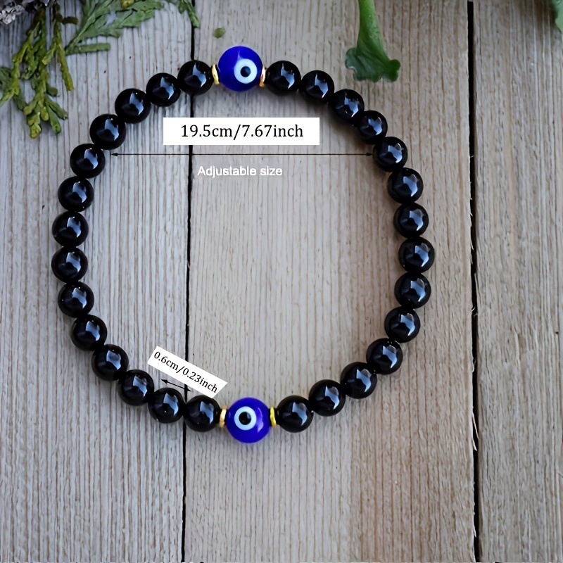 Pulsera de cuentas con ojo tur - Men Accessories Evil Eye reseña y precio