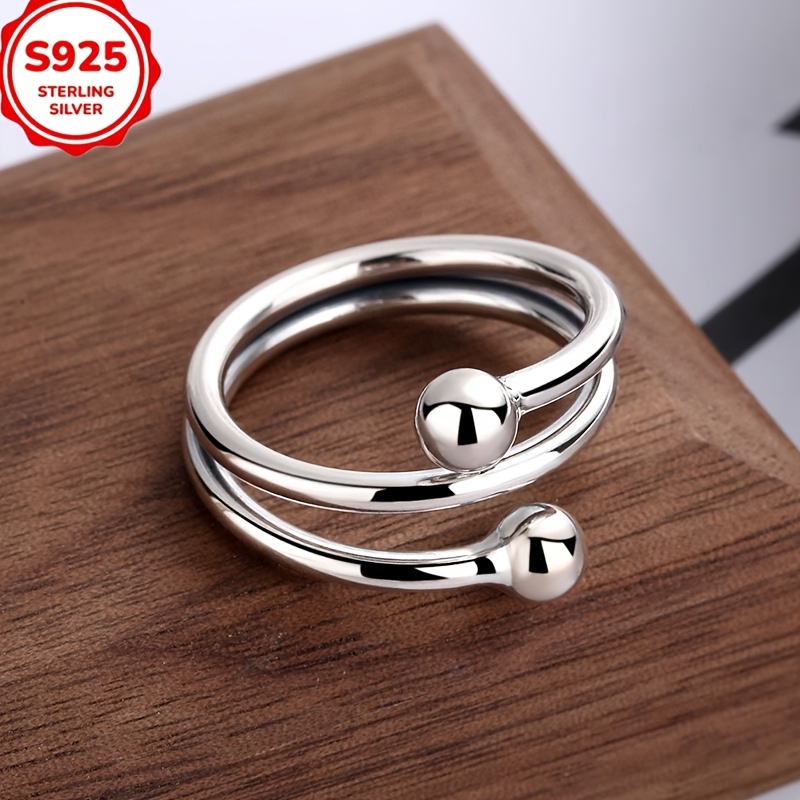 Lindo anillo de cuentas de pla - Men'S Minimalist Accessories reseña y precio