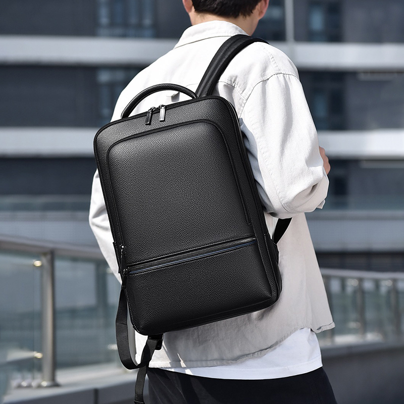 Mochila De Cuero PU con carga  - Men'S Accessories Backpack reseña y precio