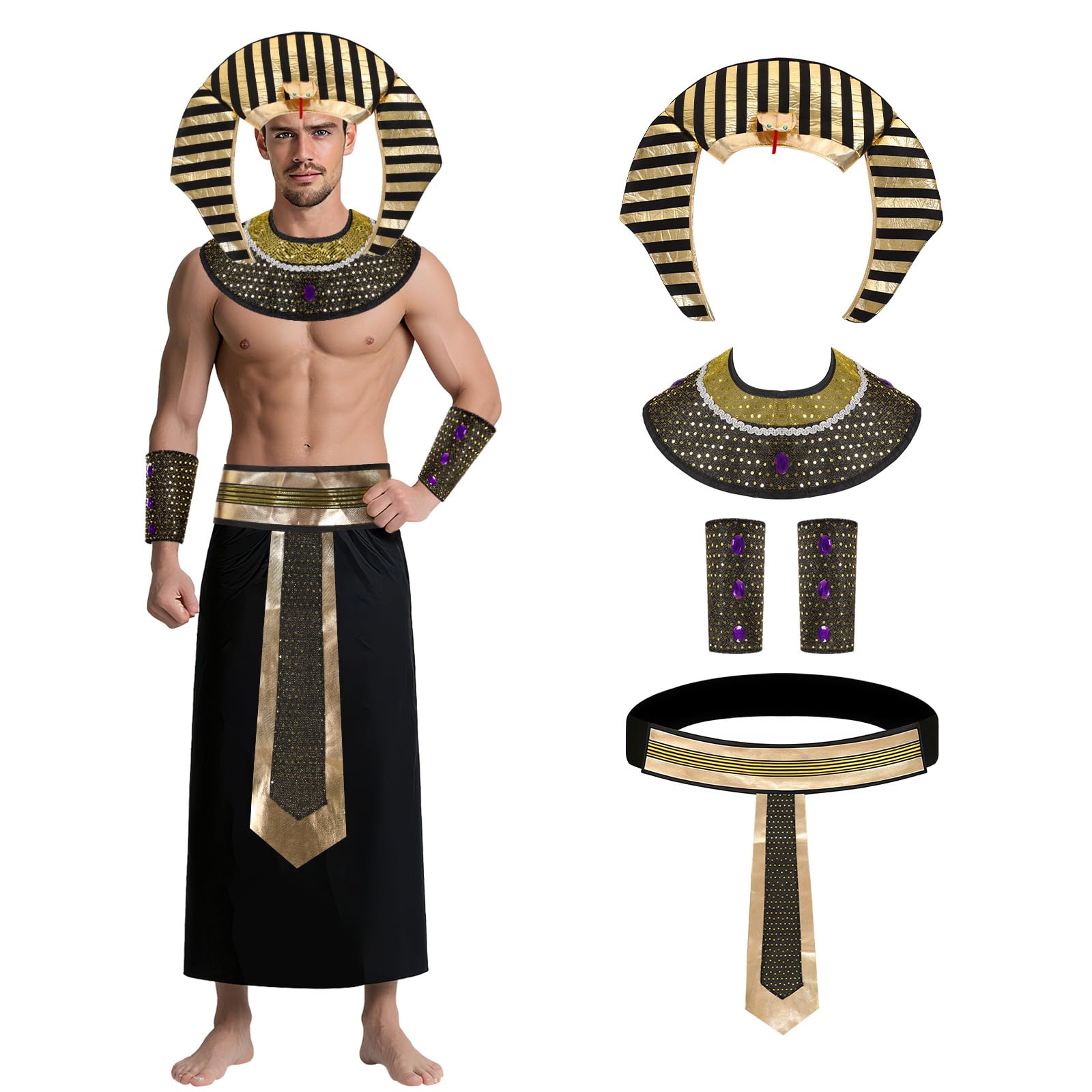Accesorios de disfraz de Cleop - Men Accessories Egypt reseña y precio