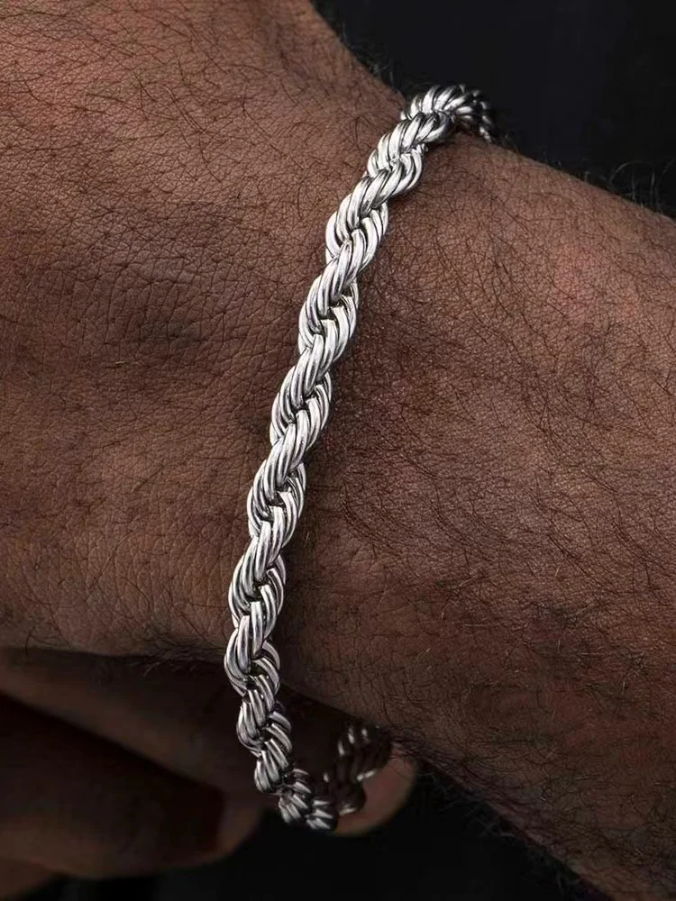 Pulsera de cadena giratoria de - Men Accessories Chain And Bracelet reseña y precio