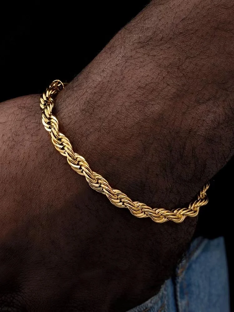 Pulsera de cadena giratoria de - Men Accessories Chain And Bracelet reseña y precio