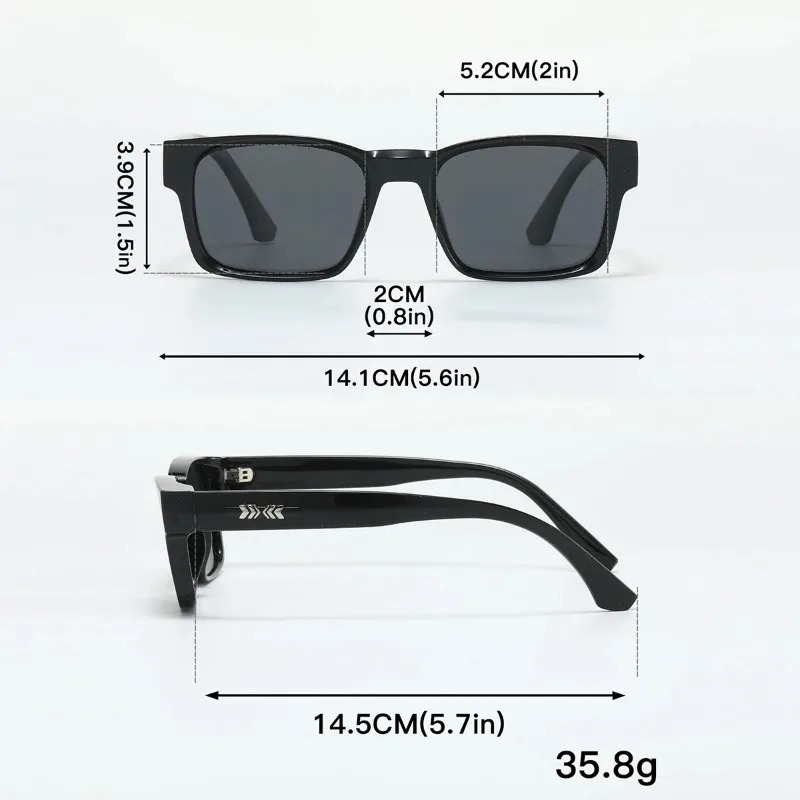 Gafas de Sol Polarizadas Cuadr - Sunglasses Polarized Men reseña y precio