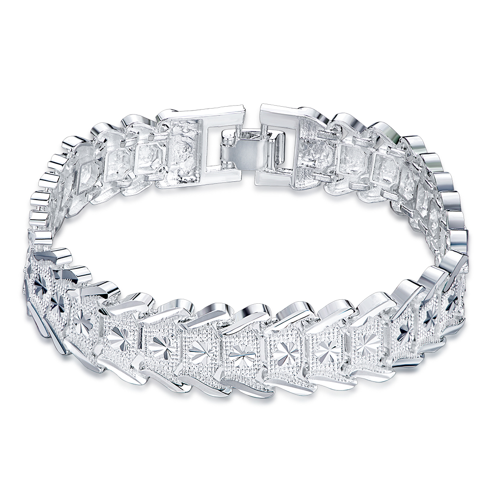 Correa de reloj de plata de le - Men Accessories Chain And Bracelet reseña y precio