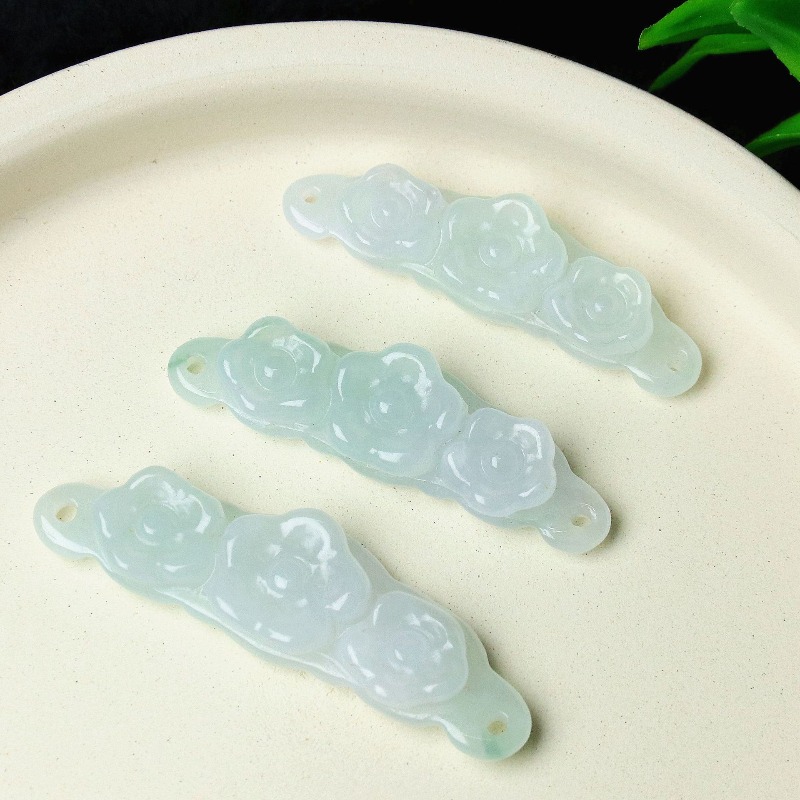 1 ud. Flor de Jadeíta Natural, - Men'S Accessories And Jewelry reseña y precio
