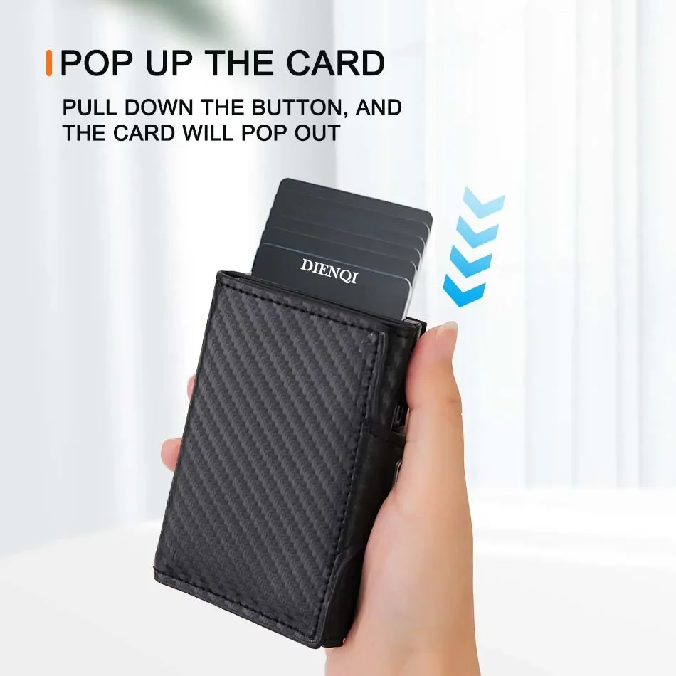 Cartera con bloqueo RFID para  - Bifold Leather Wallet reseña y precio