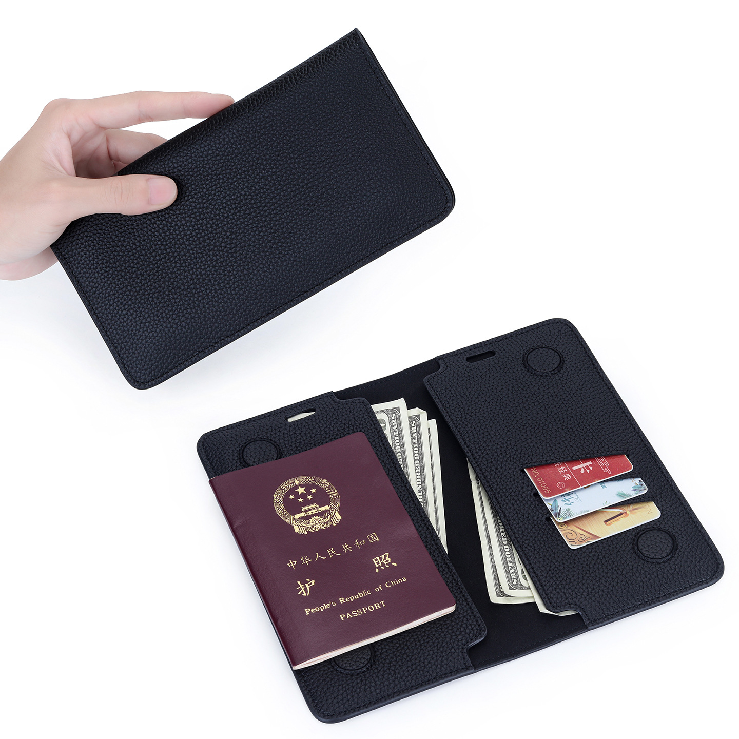 Cartera Delgada y Minimalista  - Bifold Leather Wallet reseña y precio