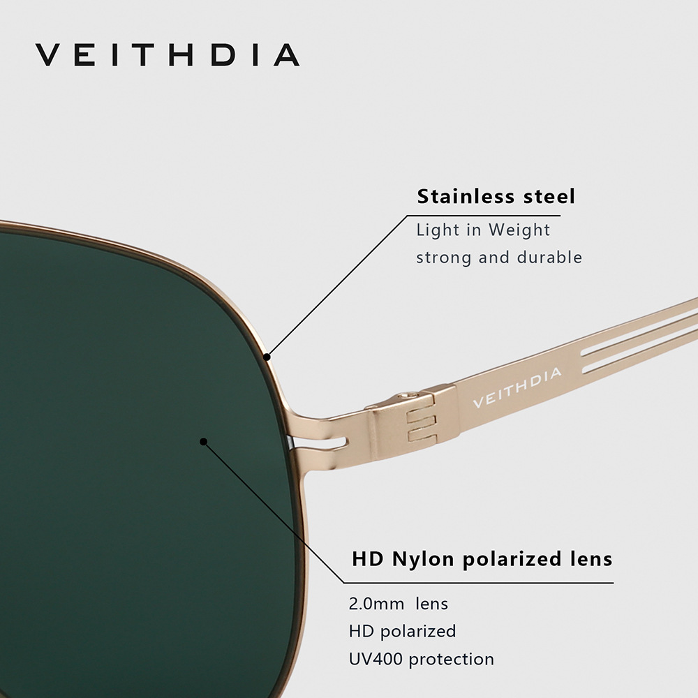 VEITHDIA, gafas de sol de nail - Sunglasses Polarized Men reseña y precio