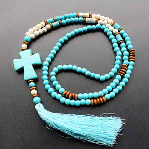 Collar Bohemio con Cruz de Con - Men'S Vacation Accessories reseña y precio