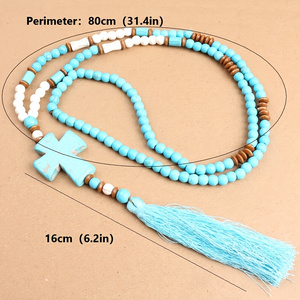 Collar Bohemio con Cruz de Con - Men'S Vacation Accessories reseña y precio