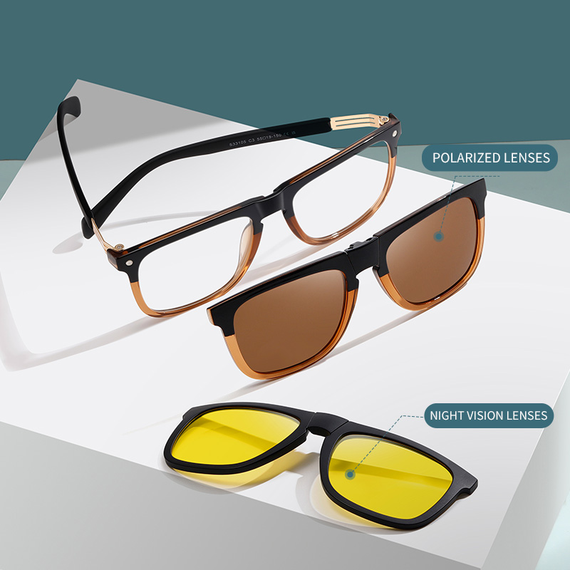 Gafas de sol con Clip, gafas d - Sunglasses Polarized Men reseña y precio