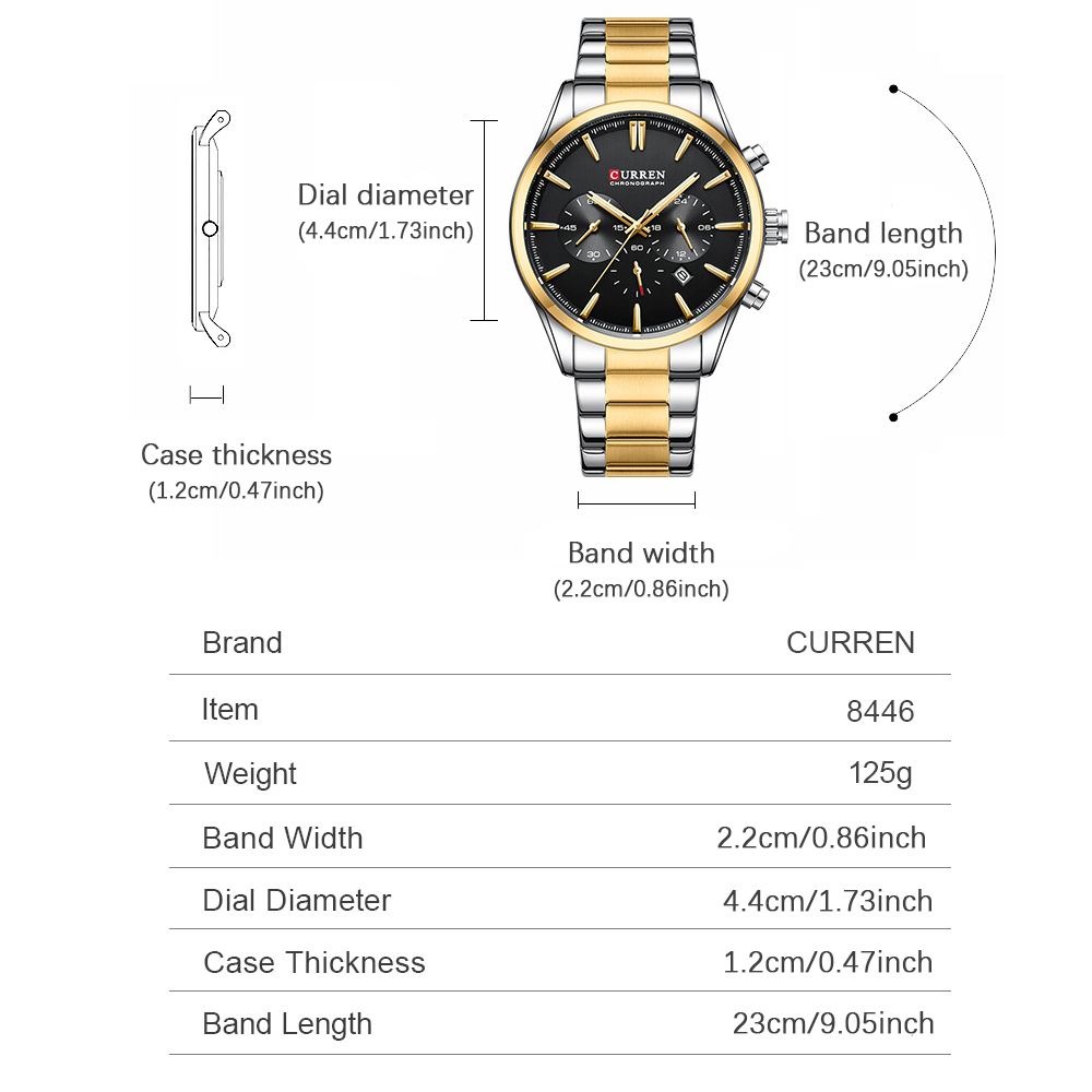 CURREN Casual cuarzo cronógraf - Men'S Accessories And Jewelry reseña y precio