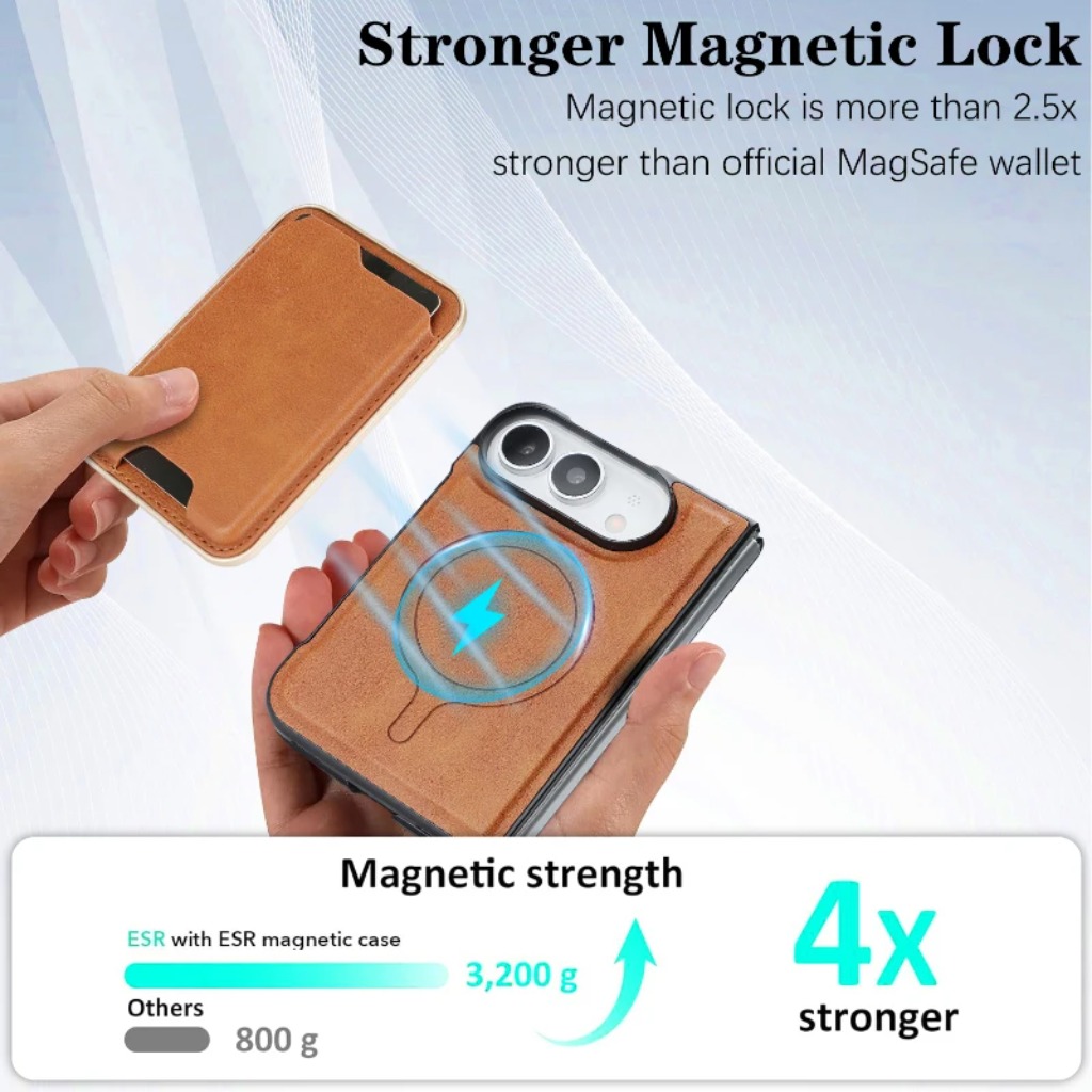 Funda de Teléfono con Cartera  - Bifold Leather Wallet reseña y precio