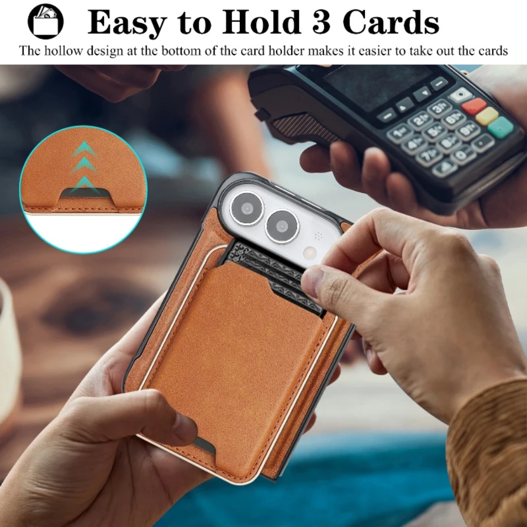 Funda de Teléfono con Cartera  - Bifold Leather Wallet reseña y precio