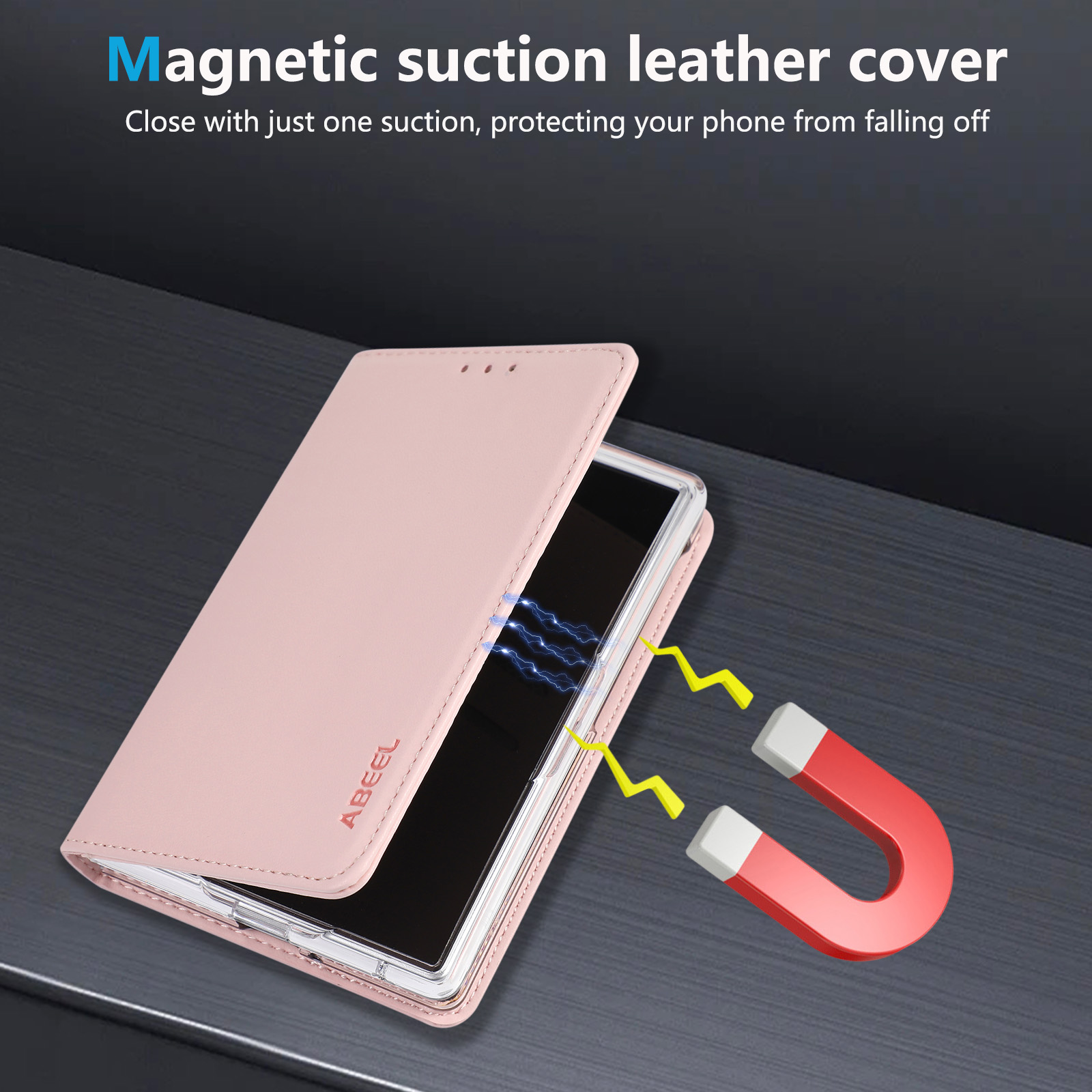 Funda de cuero con tacto de pi - Bifold Leather Wallet reseña y precio