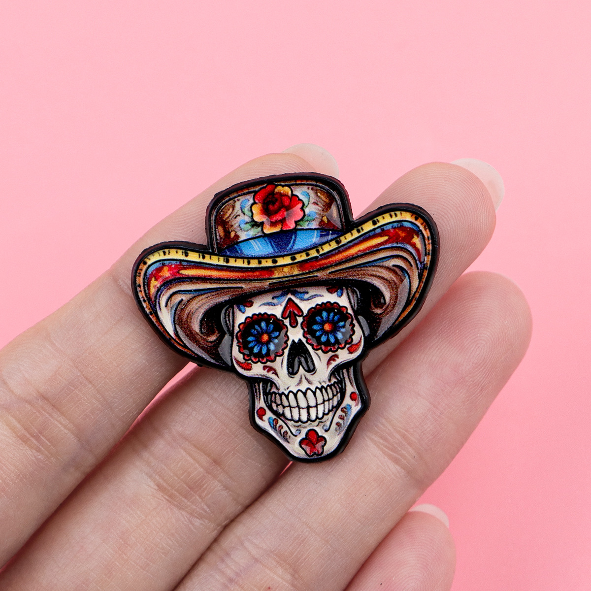 Broche de calavera de dibujos  - Men'S Accessories Jewelry Sale reseña y precio