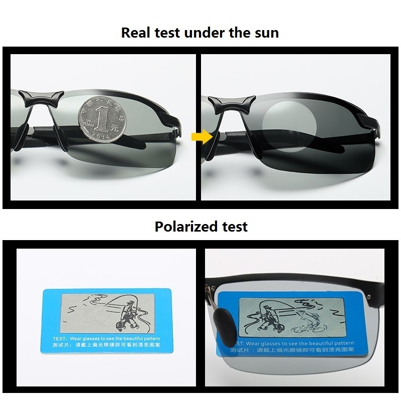 Gafas de sol fotocromáticas cl - Sunglasses Polarized Men reseña y precio