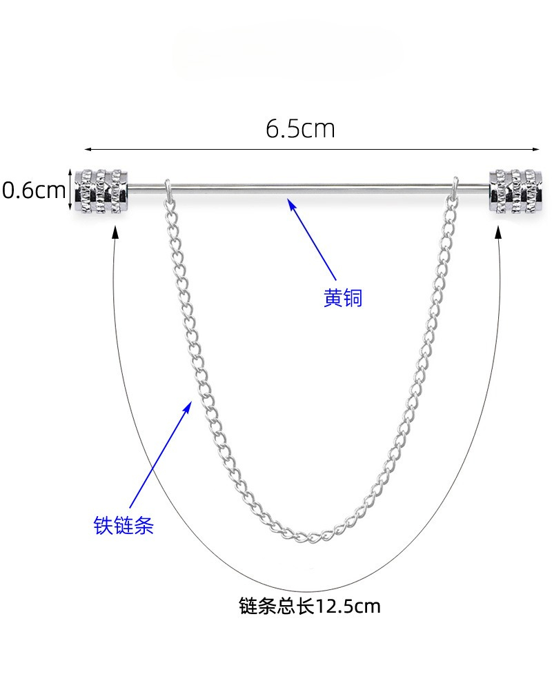 Nuevo broche para hombre, clip - Men'S Accessories And Jewelry reseña y precio