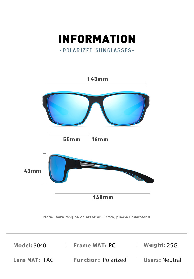 Gafas de sol polarizadas depor - Sunglasses Polarized Men reseña y precio