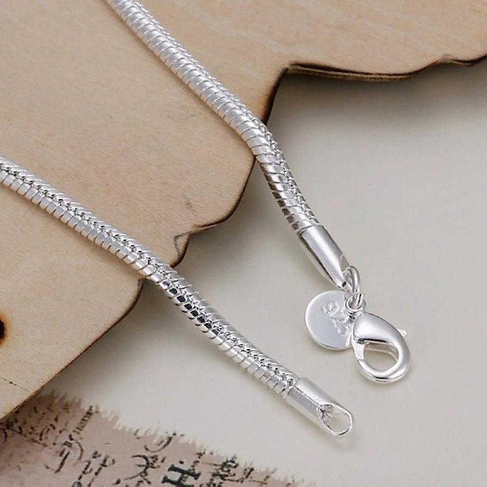 Pulsera de cadena de plata 925 - Men Accessories Chain And Bracelet reseña y precio
