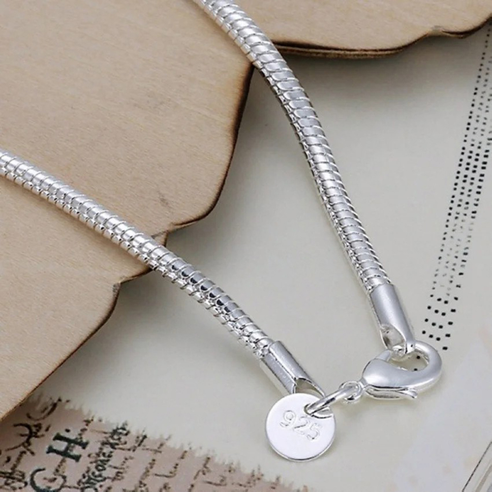 Pulsera de cadena de plata 925 - Men Accessories Chain And Bracelet reseña y precio