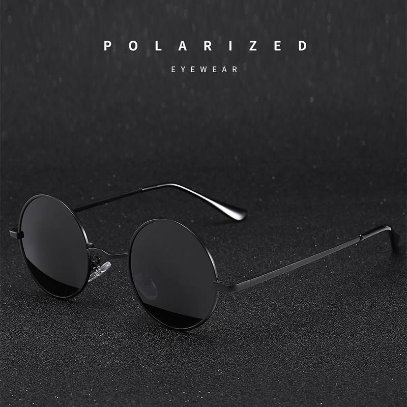 Gafas de Sol Redondas Retro Vi - Sunglasses Polarized Men reseña y precio